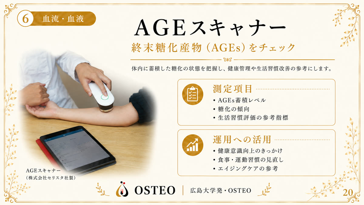 AGEスキャナー — 終末糖化産物